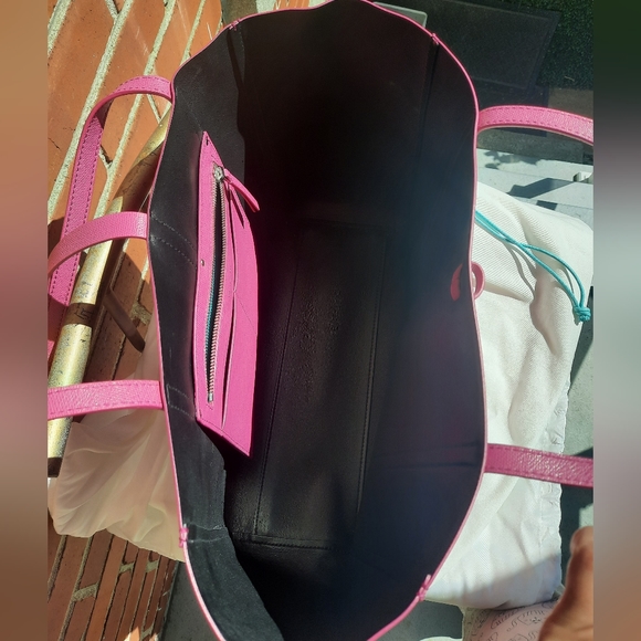 Tiffany&Co. Textured leather large tote bag NEW - Picture 9 of 11